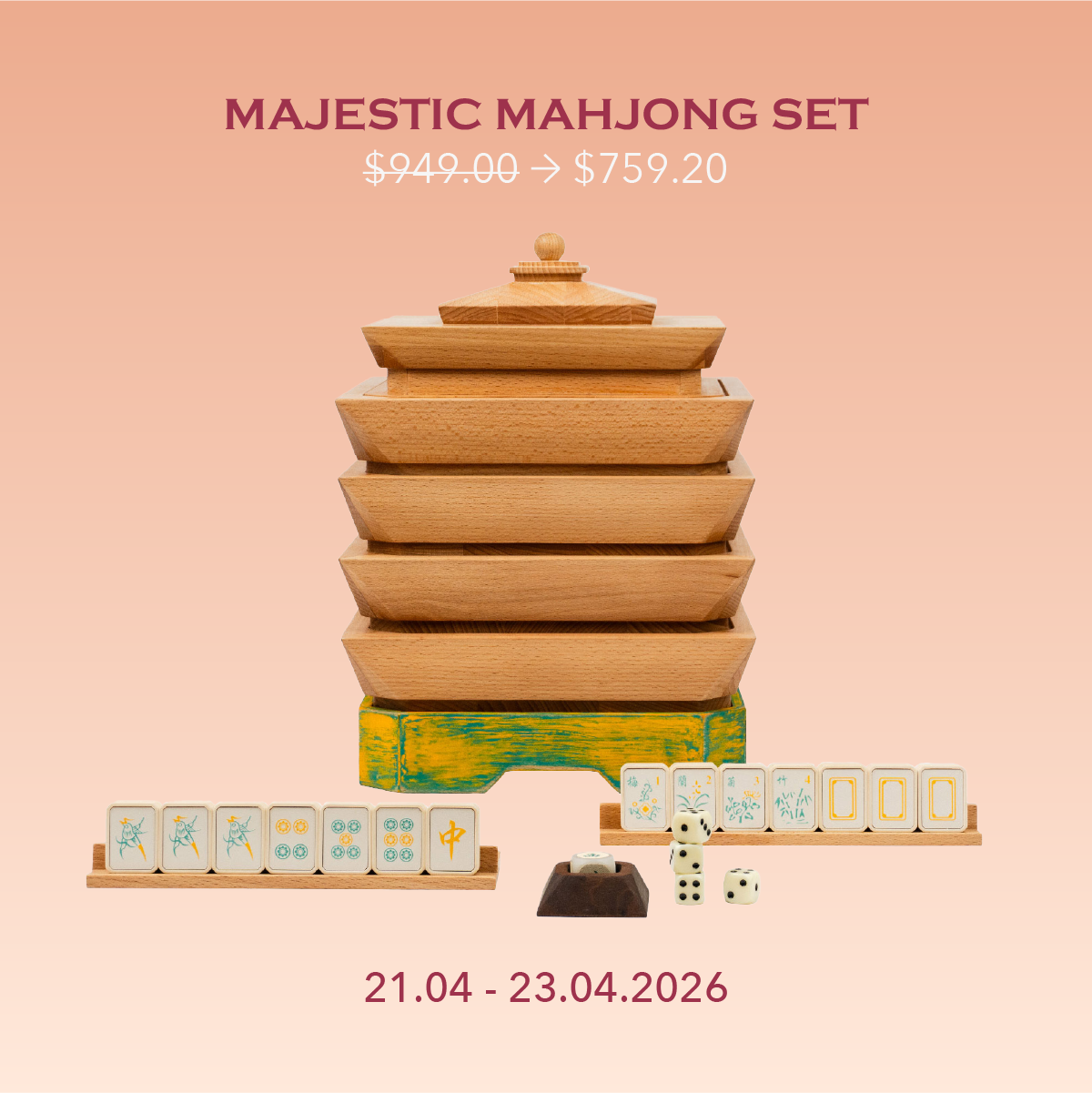 Majestic Mahjong Set