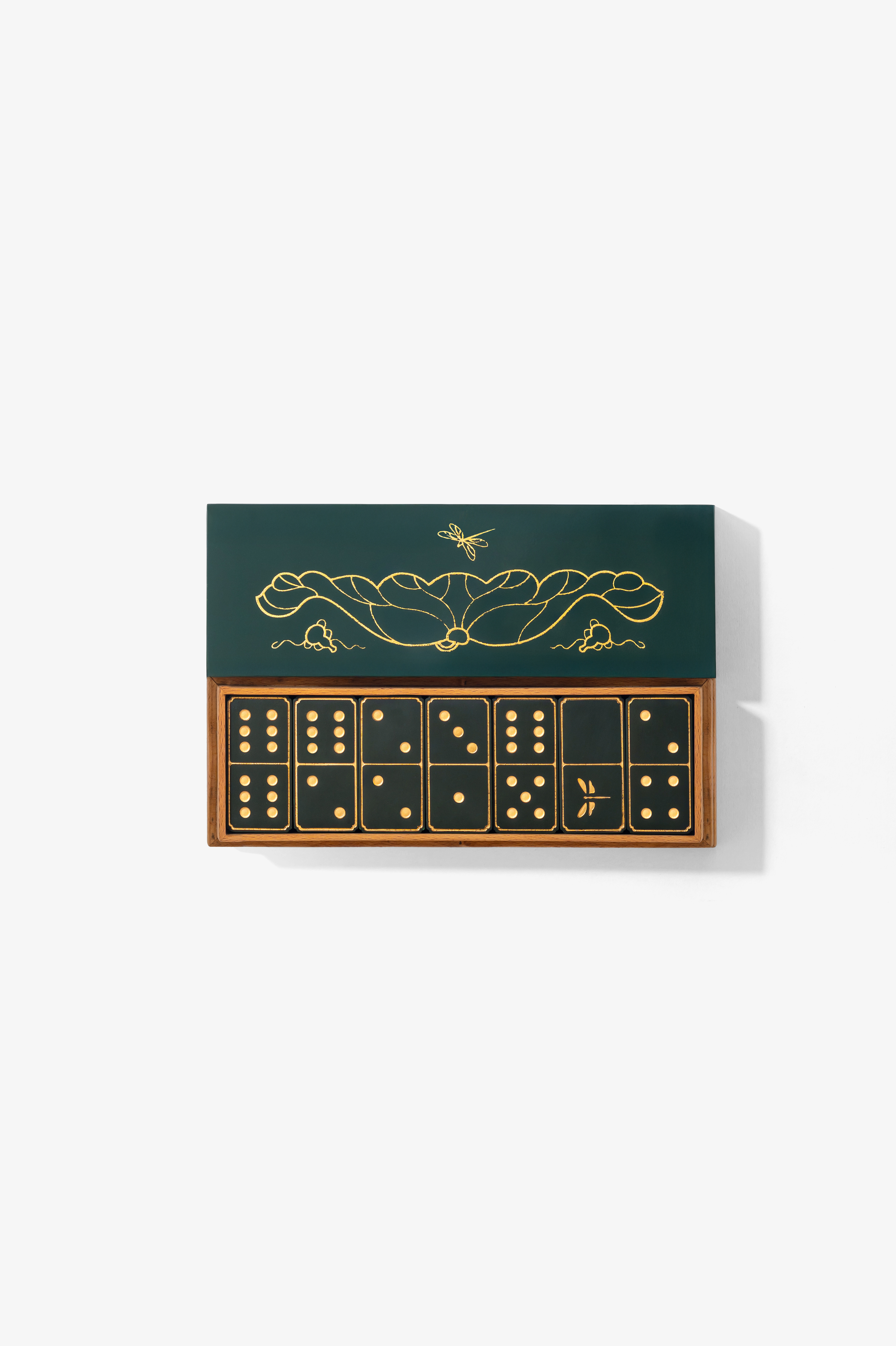 Indochine Fleur de Lotus Dominoes Set