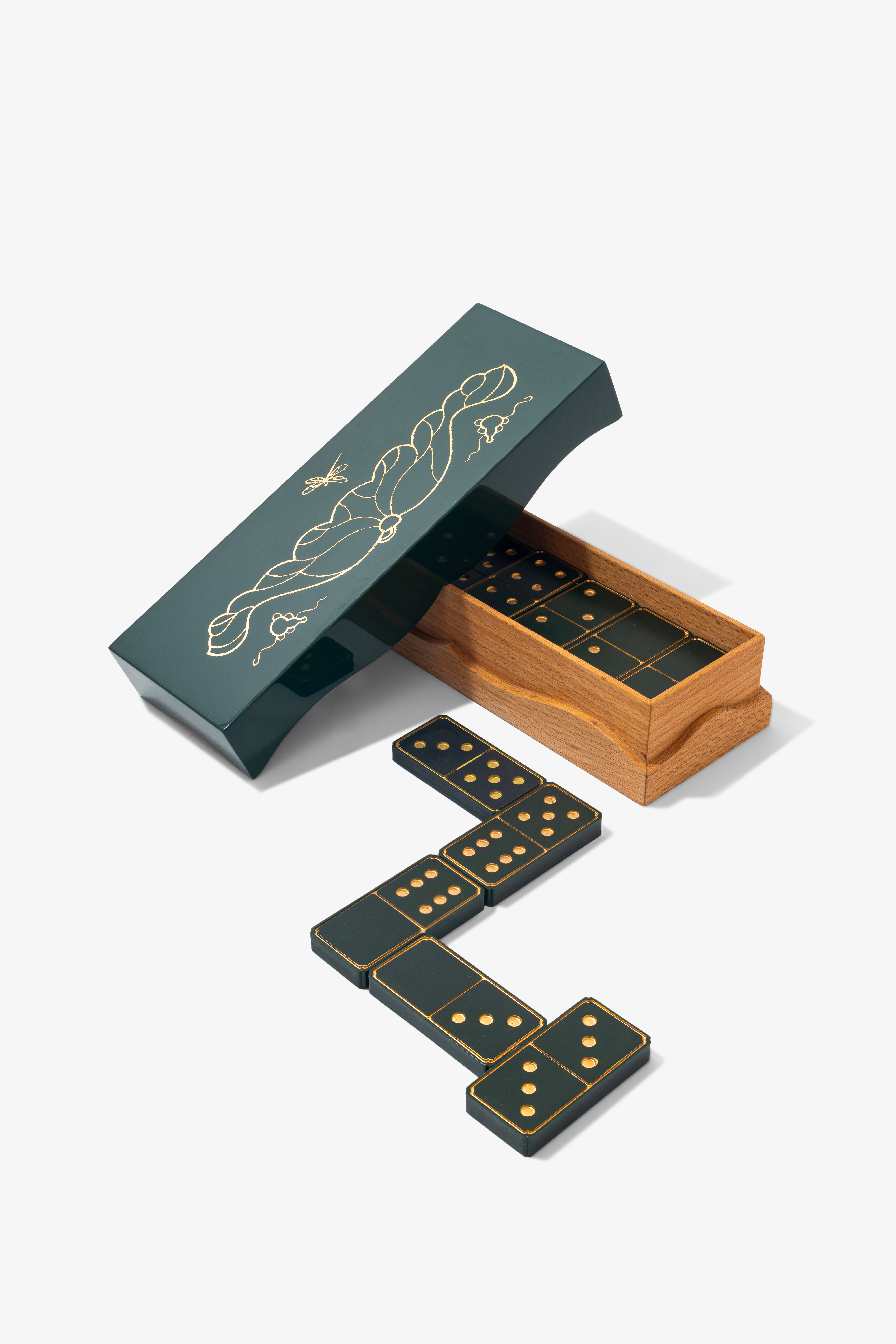 Indochine Fleur de Lotus Dominoes Set