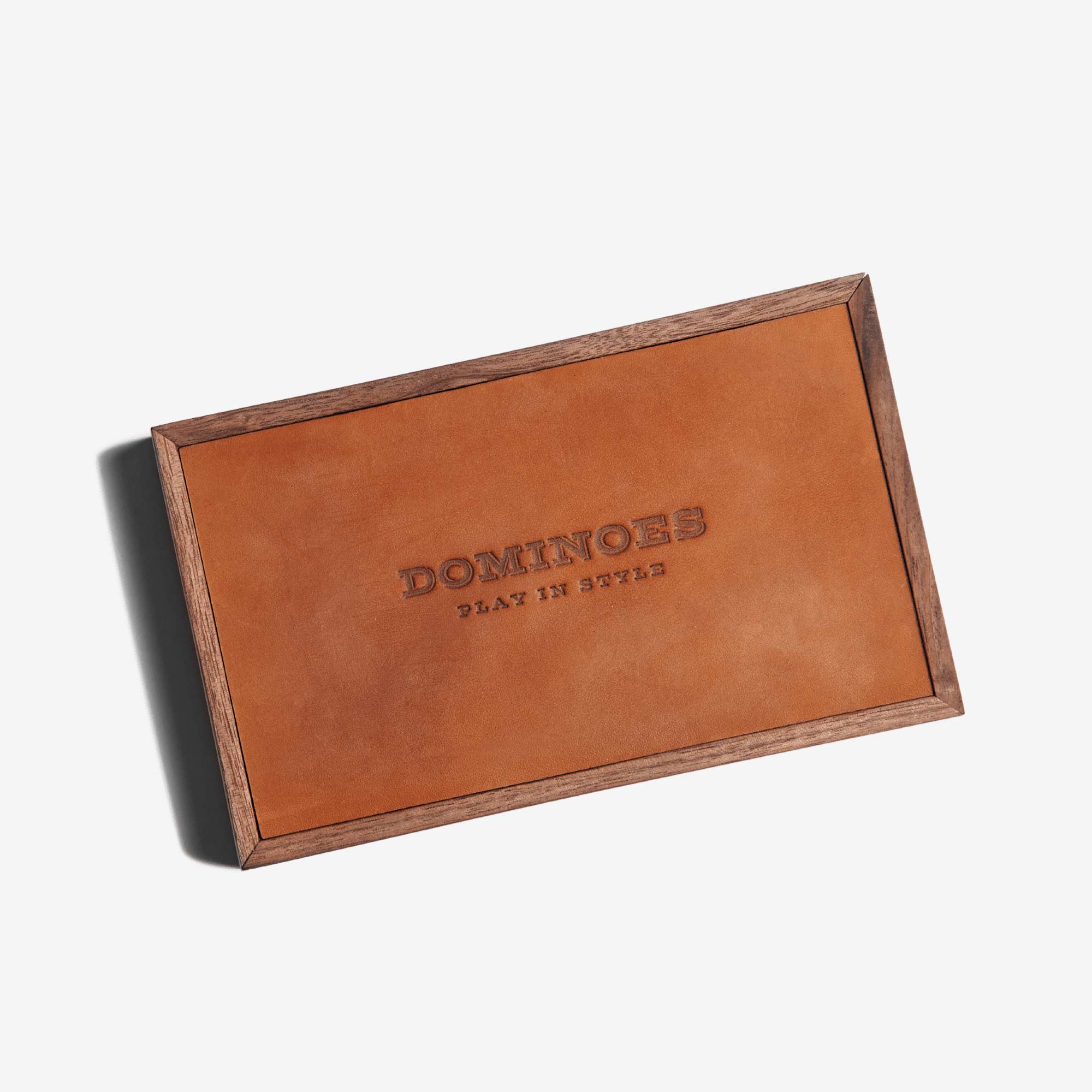 Leather Dominoes Set