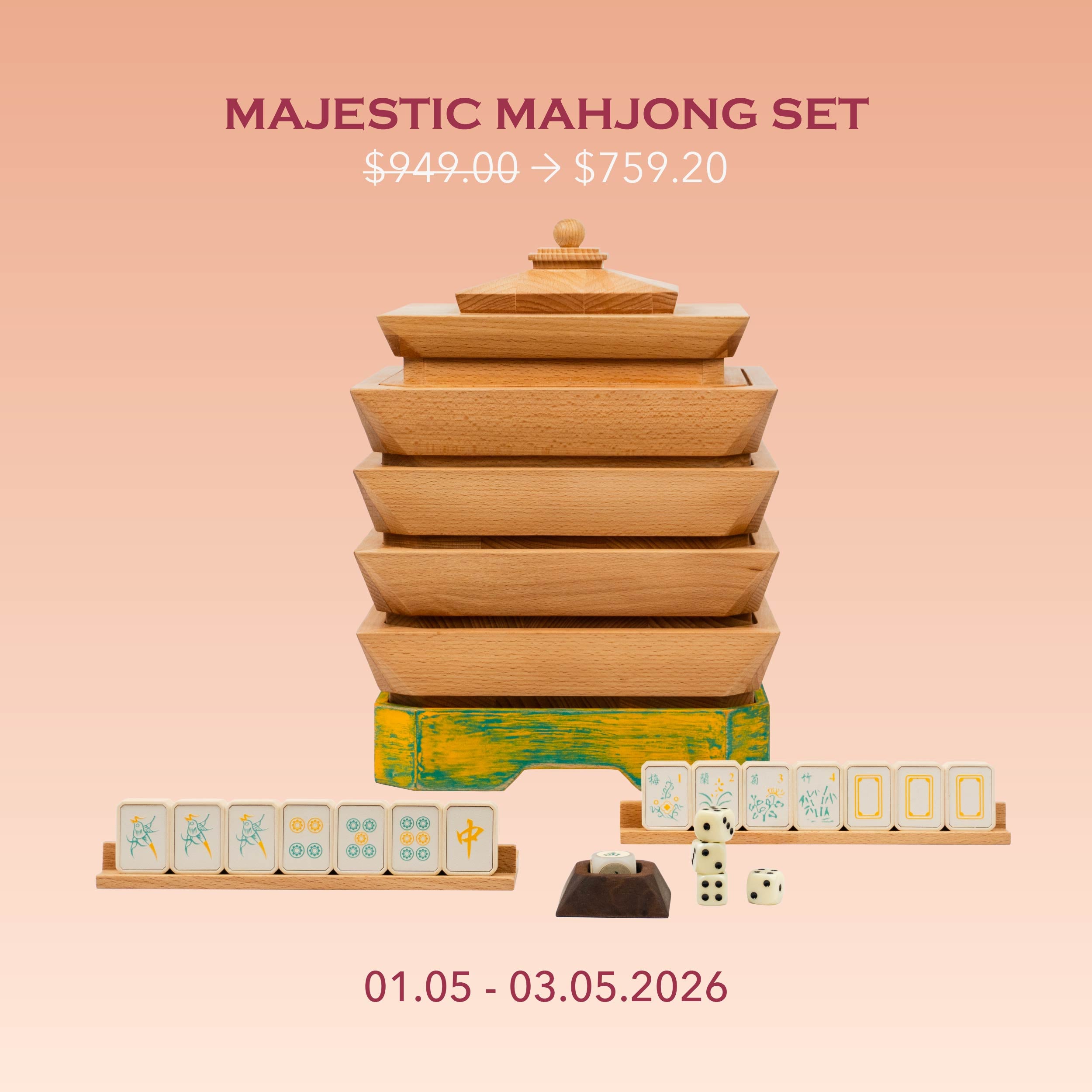Majestic Mahjong Set