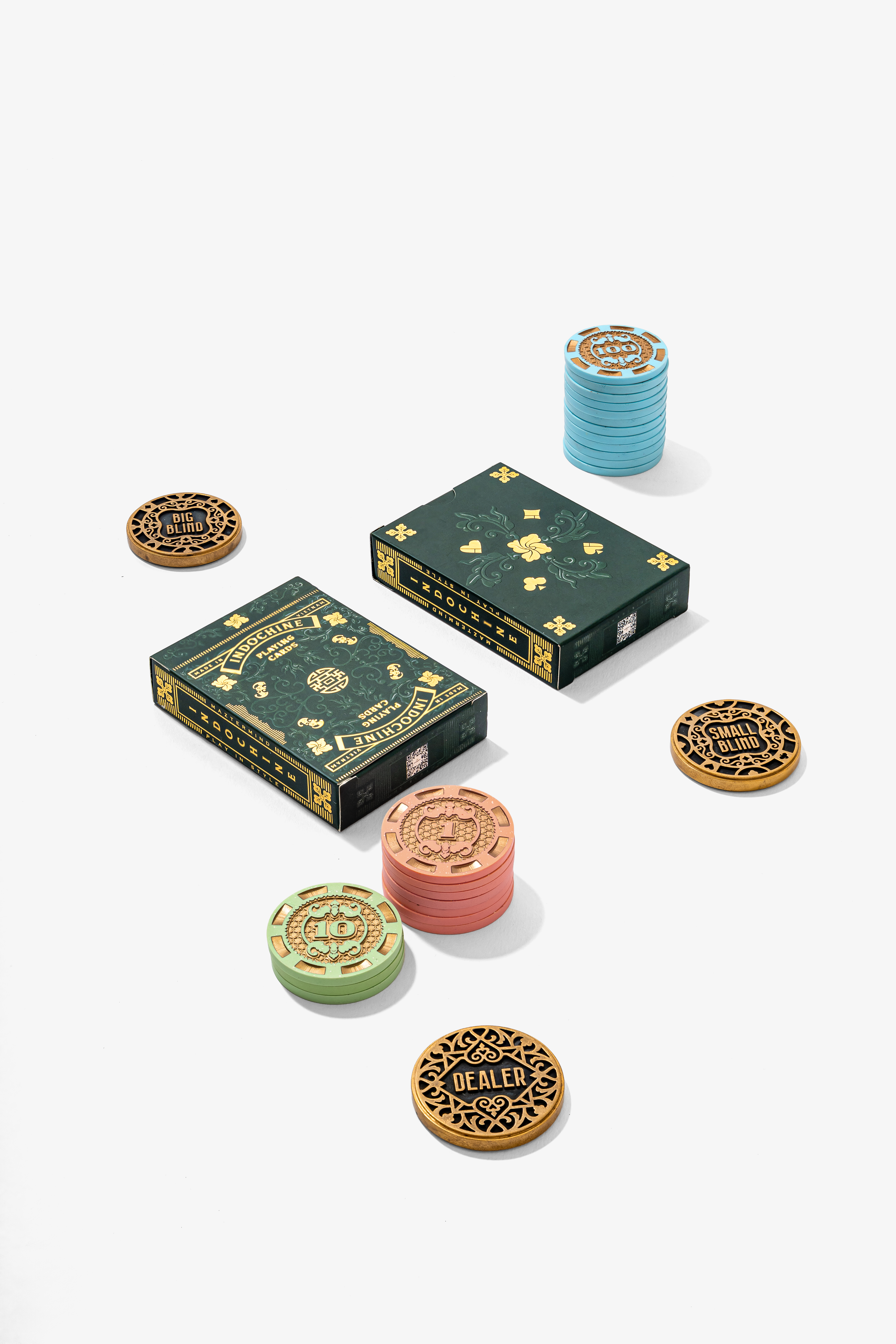 Indochine La Maison de l'Indochine Poker Set