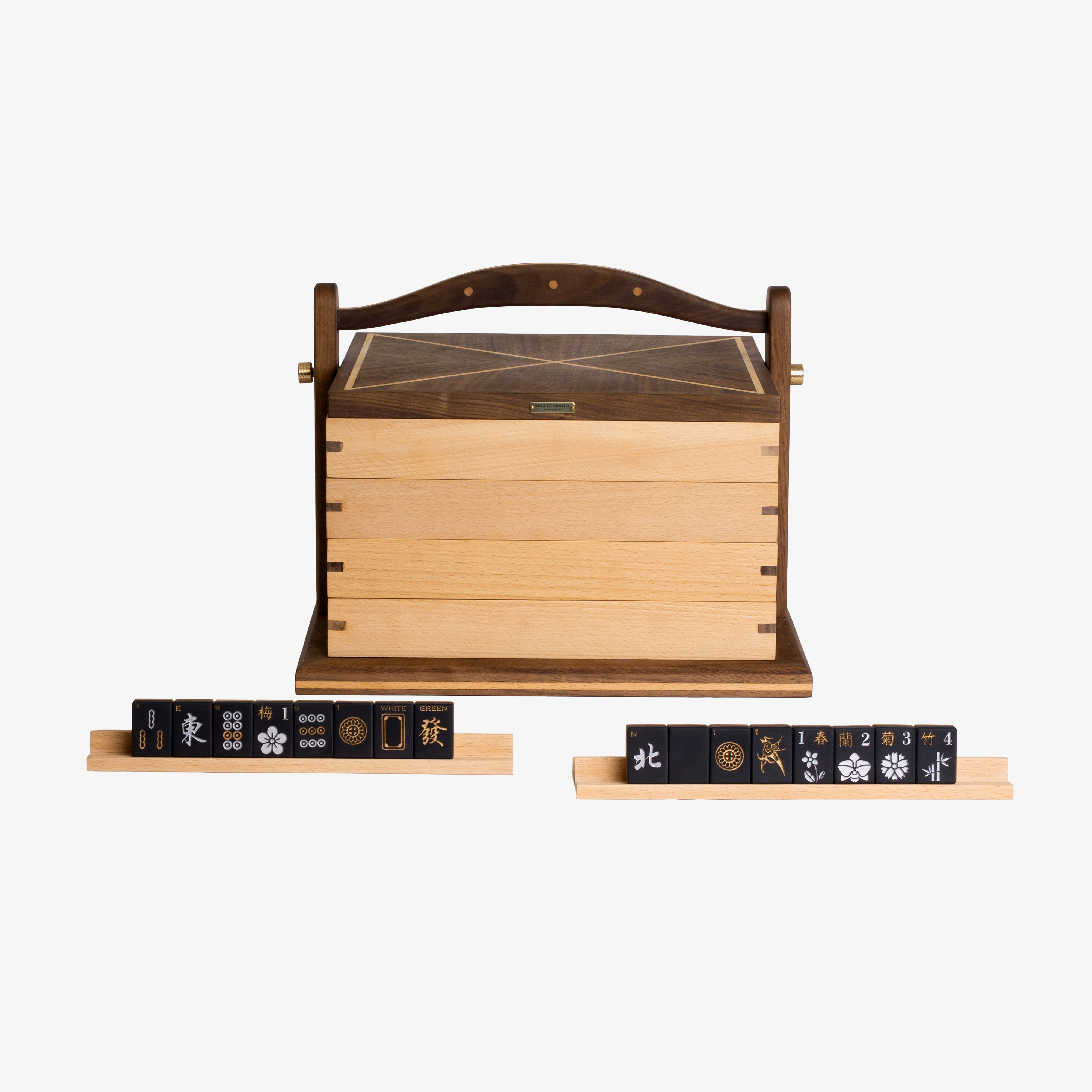 Premium Black Mahjong Set