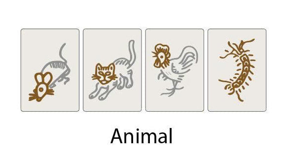 [GIFT] SET 4 OF ANIMAL TILE