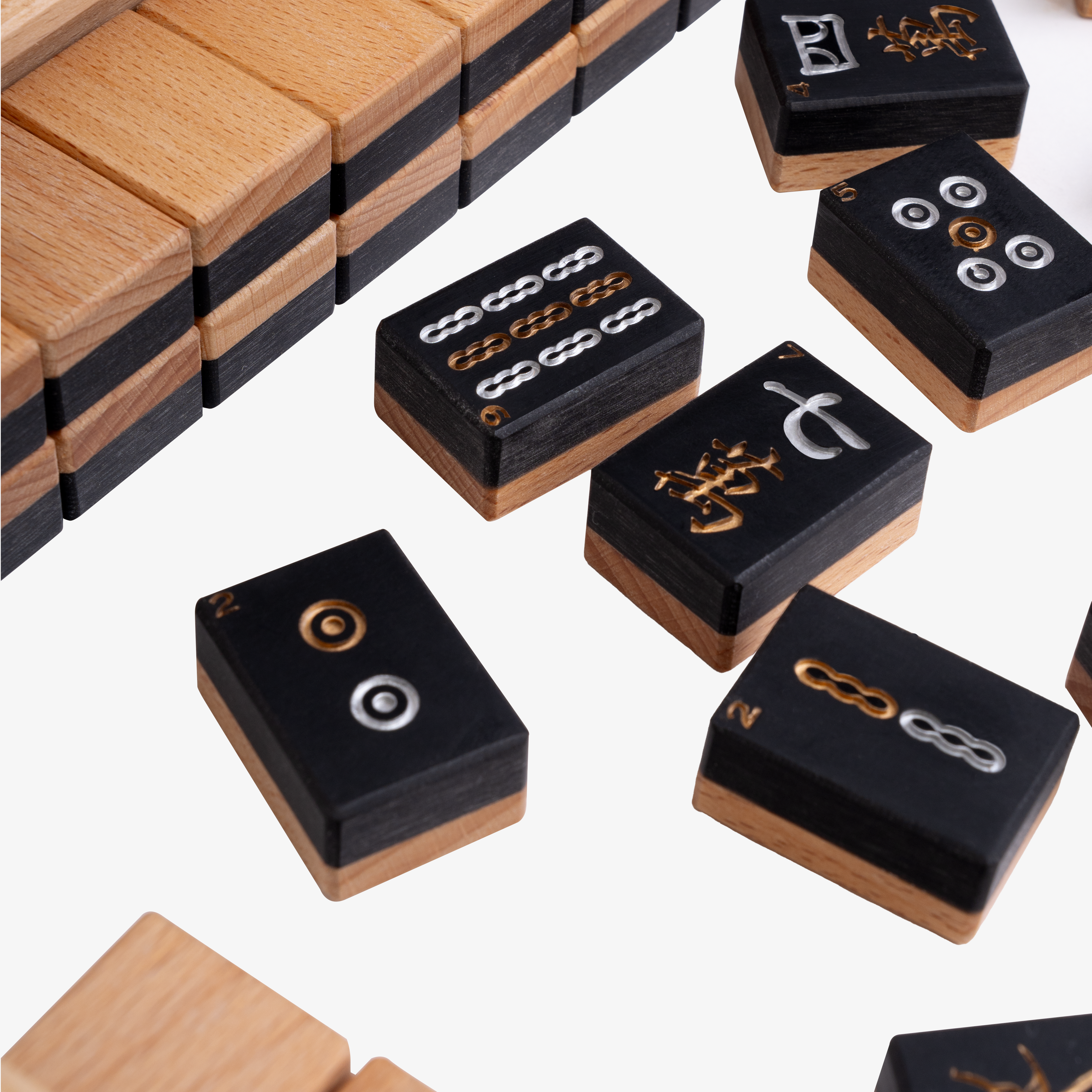 Premium Black Mahjong Set