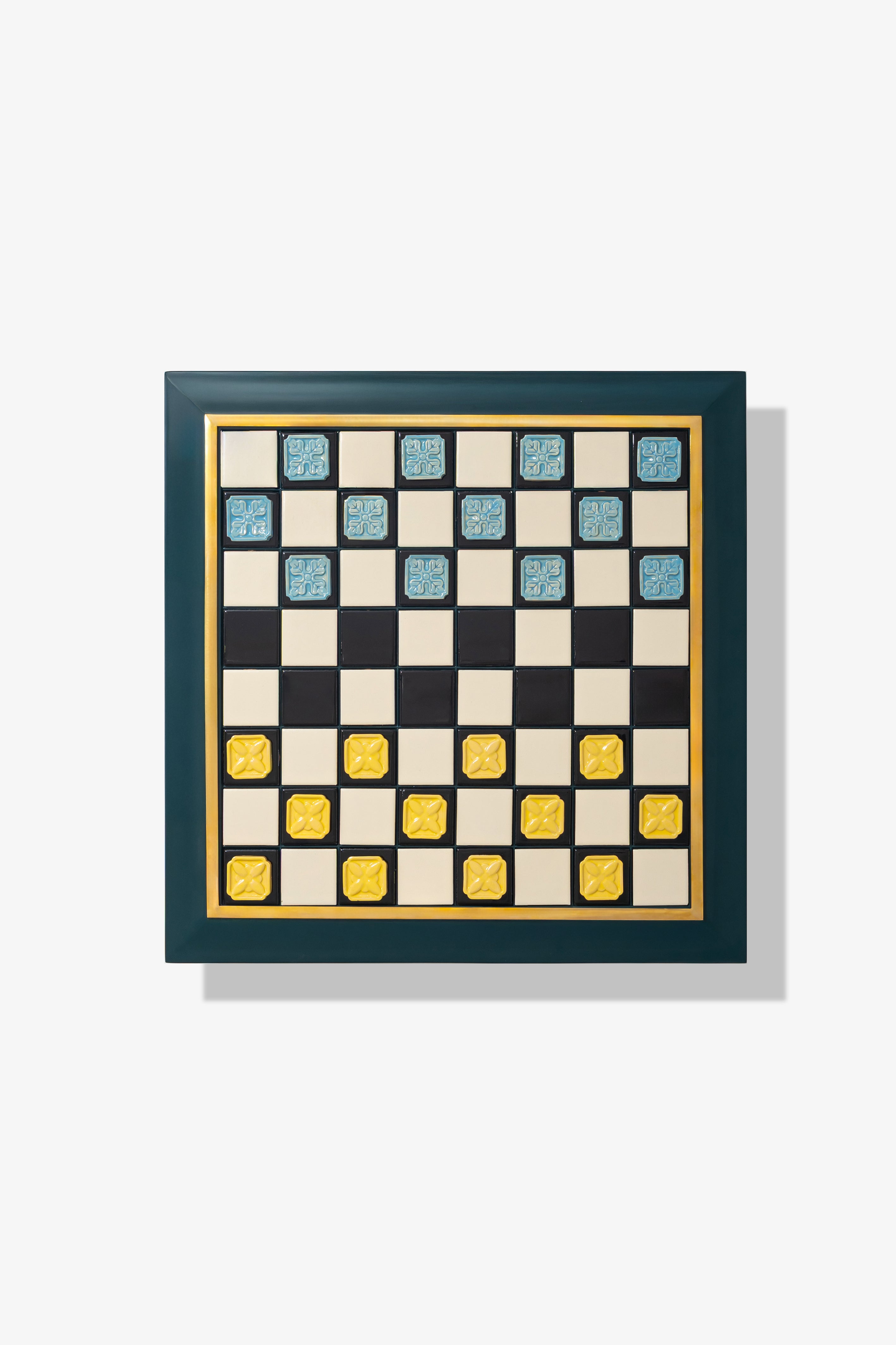 Indochine La Cour Royale Chess & Checker Set