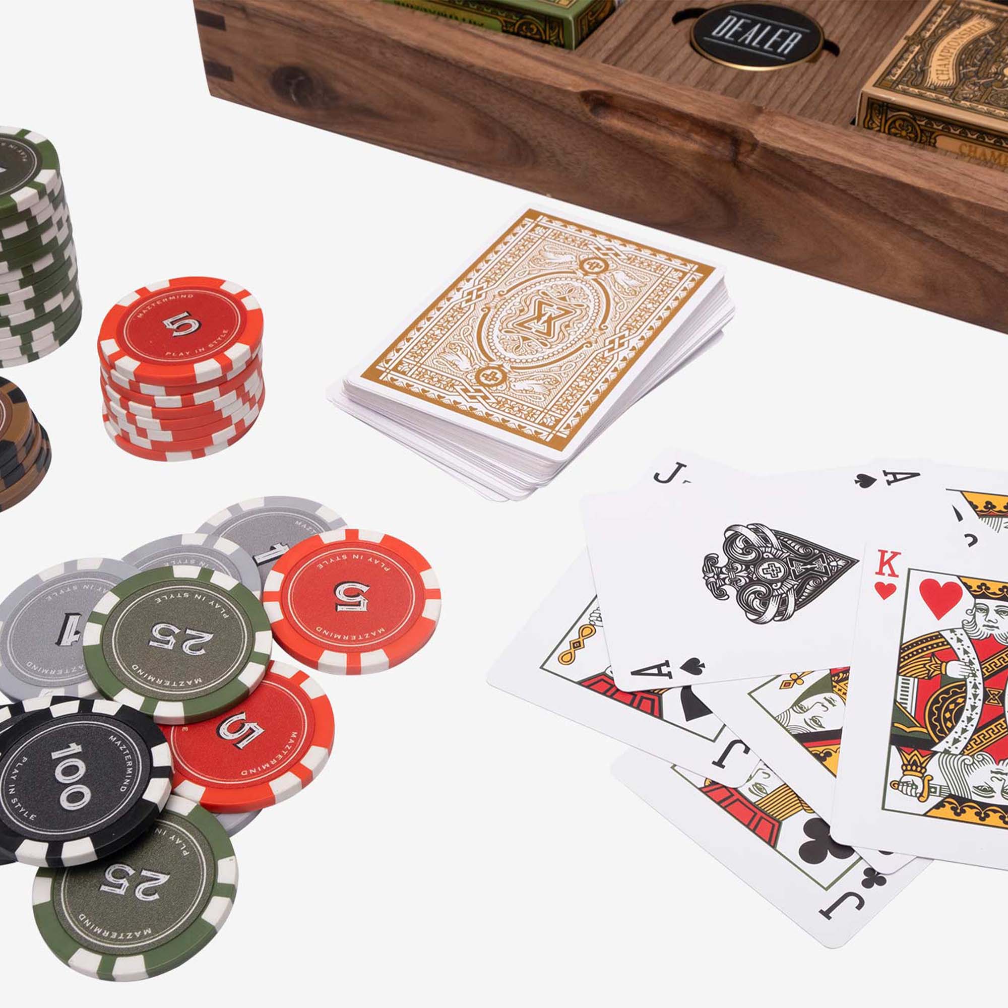 Poker cards fashion gambling bundle