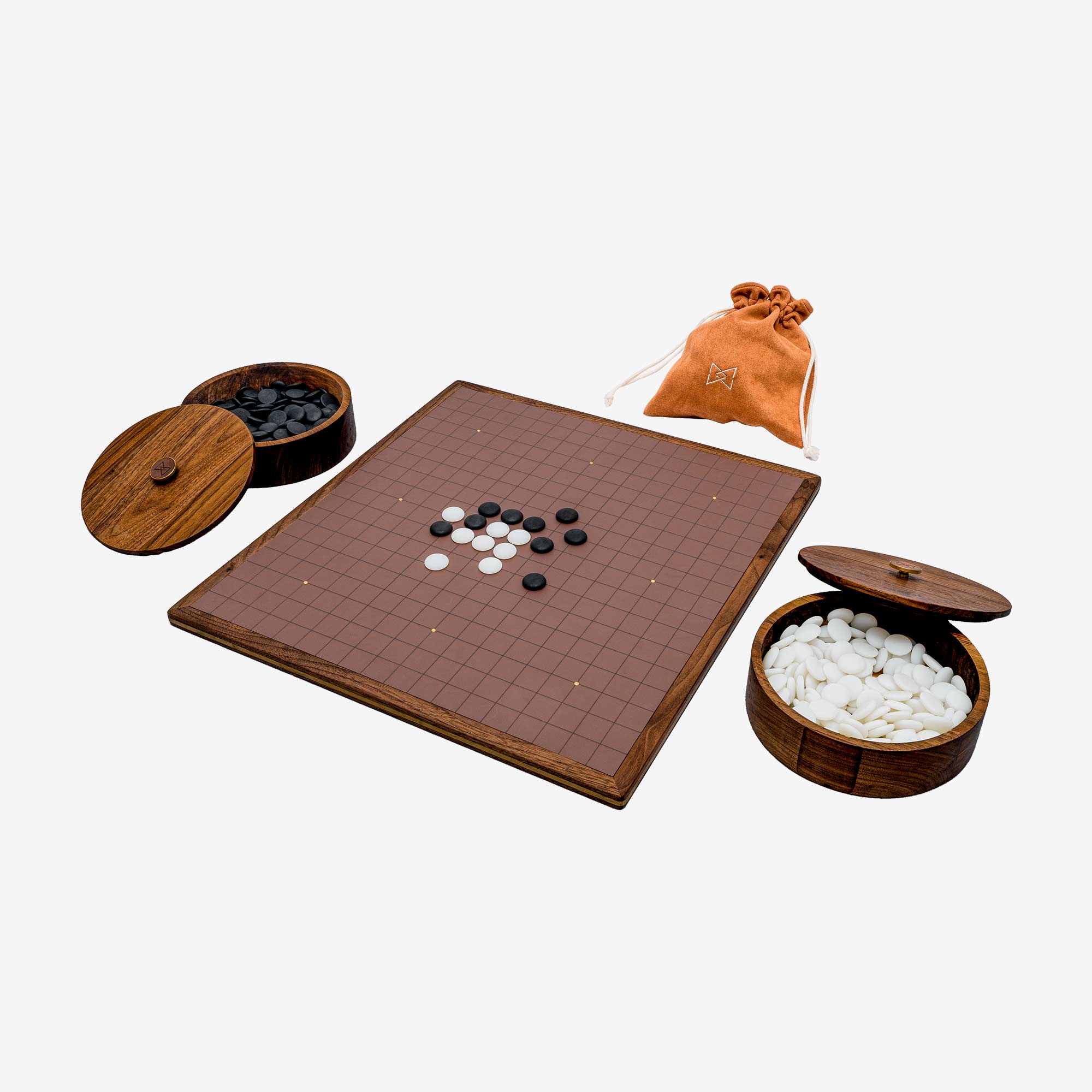 Wooden Go Game Set