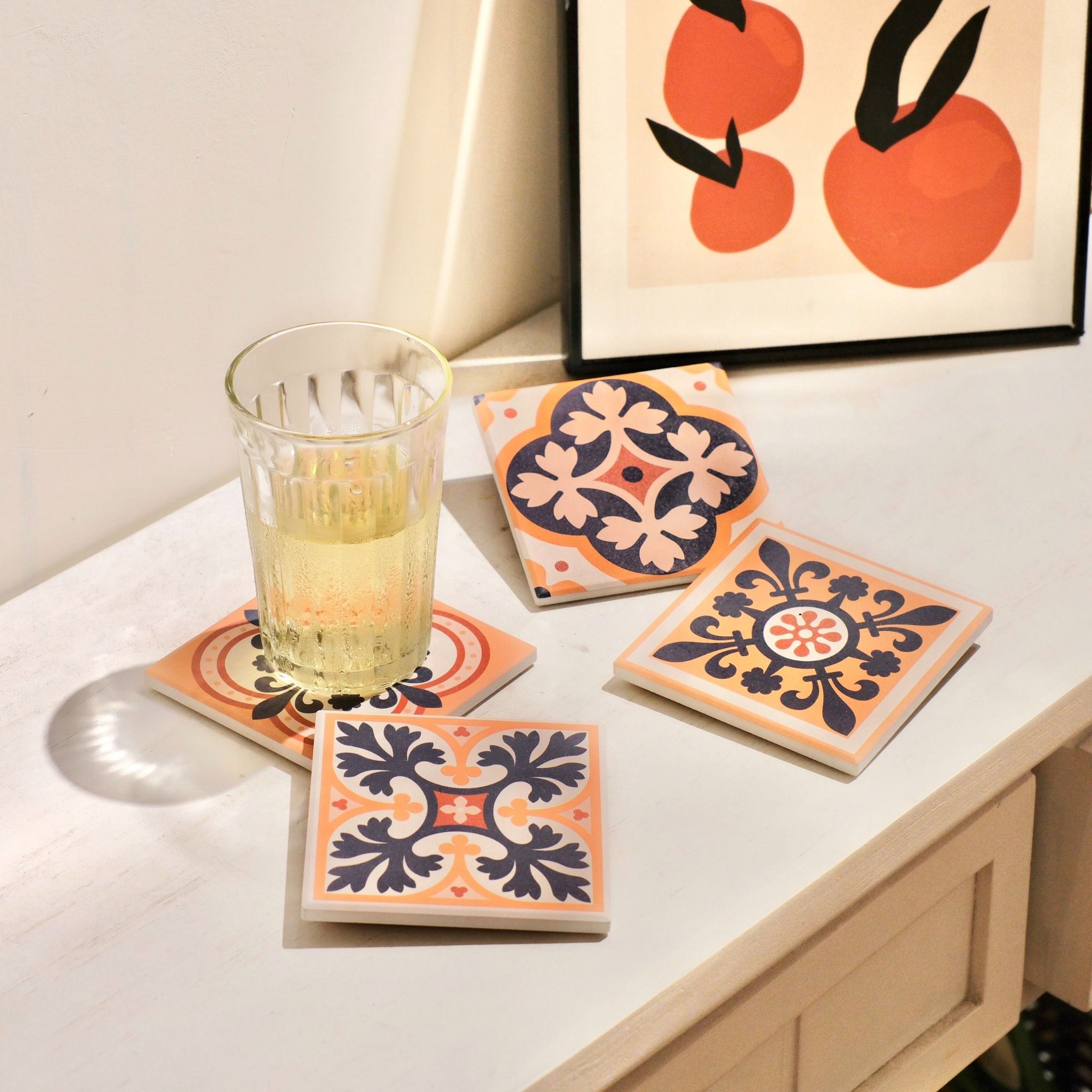 Complimentary: INDOCHINE CERAMIC COASTERS