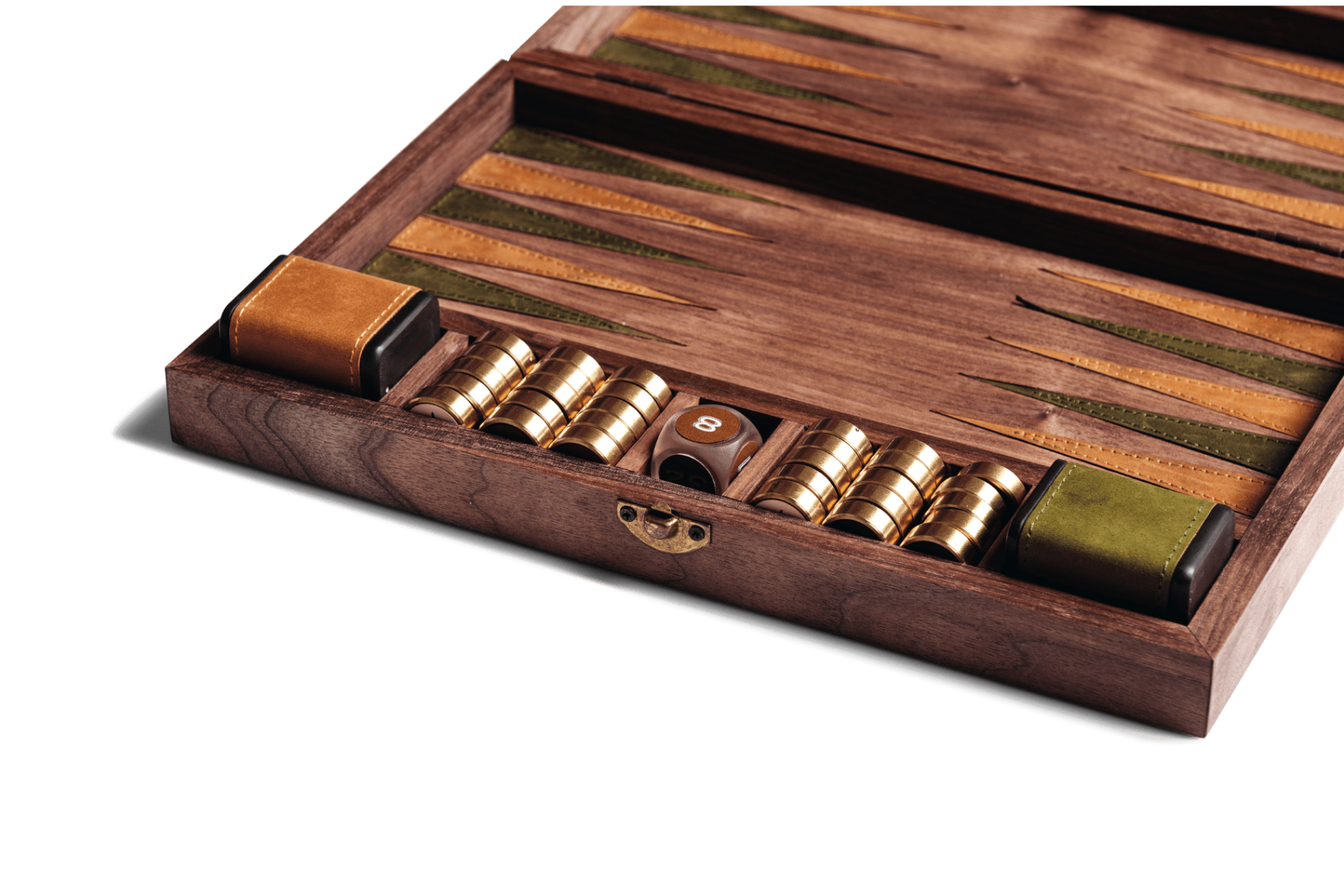 Leather & Wood Backgammon